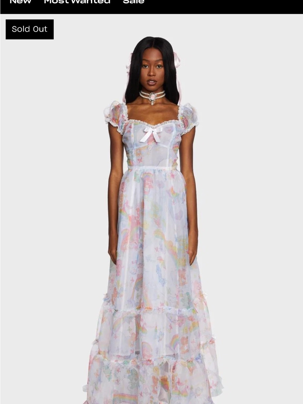 Dolls kill x Carebears Dress - Picture 5 of 6